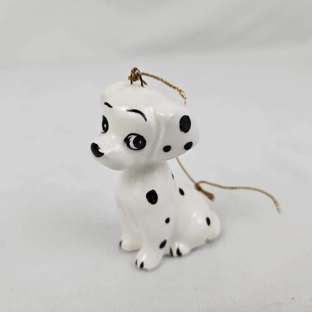 Walt Disney Productions 101 Dalmatian Ornament Figure Ceramic Vintage Japan
